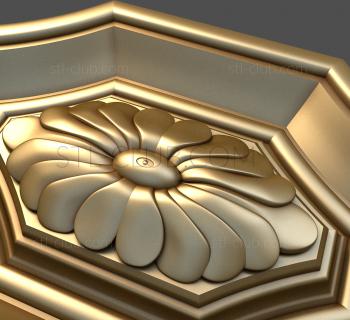 3D мадэль Цветок брошка (STL)